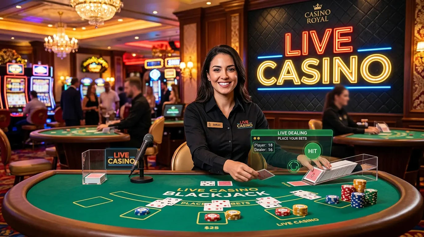 Live casino su Nine casino